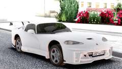 Dodge Viper GTS White для GTA San Andreas