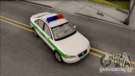 Hyundai Sonata 2009 Police для GTA San Andreas