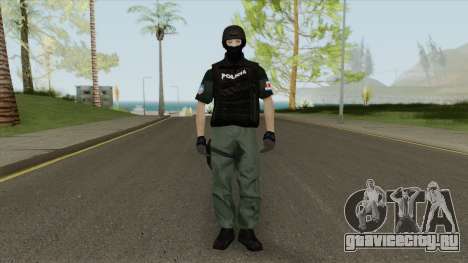 U.E.A Official Costa Rica Police Skin для GTA San Andreas