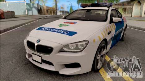 BMW M6 Magyar Rendorseg для GTA San Andreas