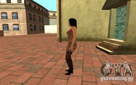 Сексуальная Вера Воронина в чулках для GTA San Andreas