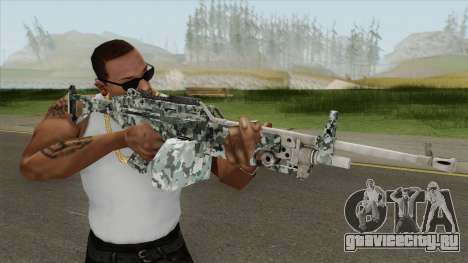 FN Minimi (Pixelated) для GTA San Andreas