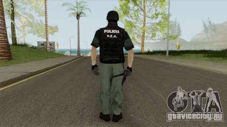 U.E.A Official Costa Rica Police Skin для GTA San Andreas