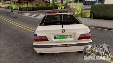 Peugeot Pars ELX Police для GTA San Andreas