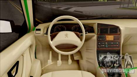 Peugeot 405 GLX Taxi v3 для GTA San Andreas