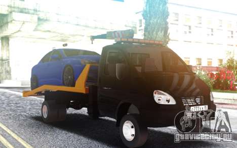Эвакуатор ГАЗ-3302 с Автомобилем на крыше для GTA San Andreas