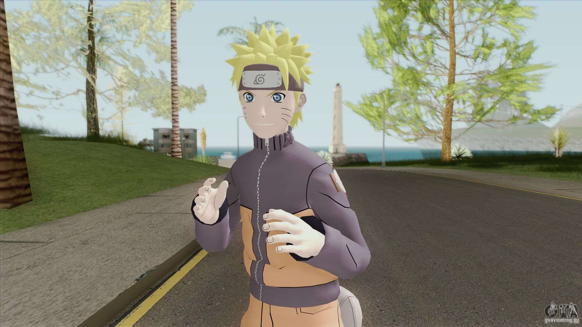 Мод наруто 1 16 1. ГТА Наруто. Naruto Shippuden Ultimate Ninja Storm Naruto Uzumaki. ГТА Сан андреас Наруто. Скин Наруто в ГТА.