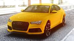 Audi RS7 Yellow для GTA San Andreas