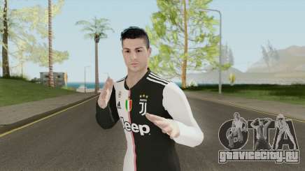 Cristiano Ronaldo (Juventus 2019-20 Home Kit) для GTA San Andreas