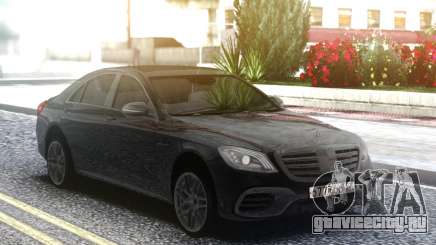 Mercedes-Benz S63 AMG W222 Black для GTA San Andreas