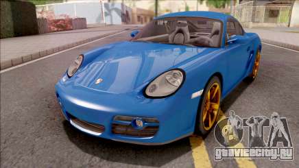 Porsche Cayman S Blue для GTA San Andreas