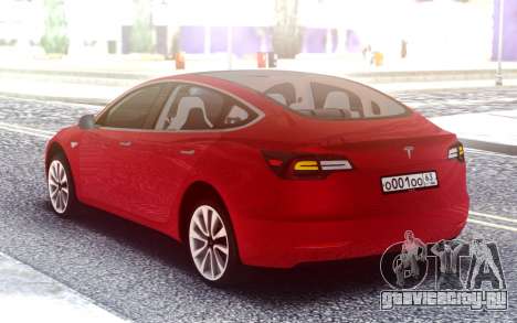 Tesla Model 3 для GTA San Andreas