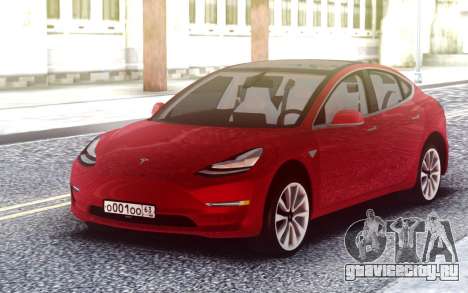 Tesla Model 3 для GTA San Andreas