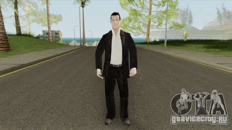 White Male Criminal (Black Suit) для GTA San Andreas