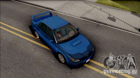 Subaru Impreza WRX STi для GTA San Andreas