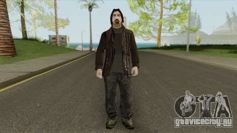Urban Male Criminal (Dark Brown Leather Jacket) для GTA San Andreas