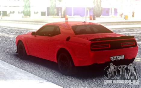 Dodge SRT Demon 2020 TURBO KE32 для GTA San Andreas