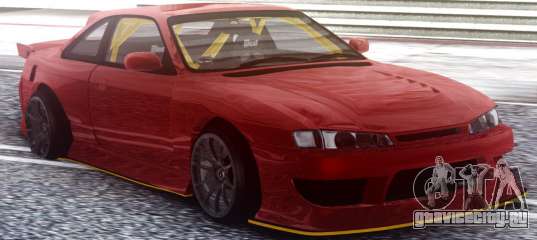 360 Degrees Overview Nissan Silvia S14 Kouki Red Dlya Gta San Andreas