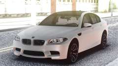 BMW M5 F10 White Sedan для GTA San Andreas
