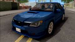 Subaru Impreza WRX STi Blue для GTA San Andreas