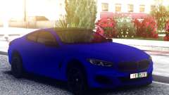 BMW 850i Blue для GTA San Andreas