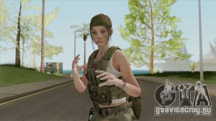Claire Redfield Military (RE2 Remake) для GTA San Andreas