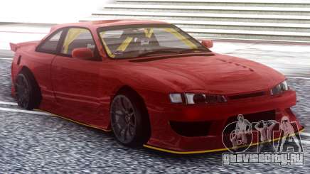 Nissan Silvia S14 Kouki Red для GTA San Andreas
