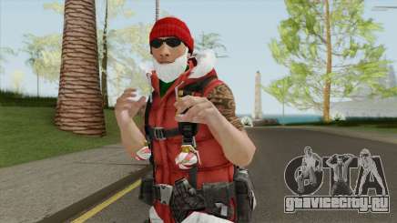 Dwayne The Santa Rock Johnson для GTA San Andreas