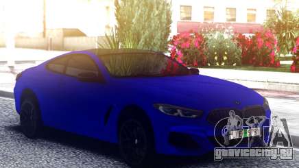 BMW 850i Blue для GTA San Andreas