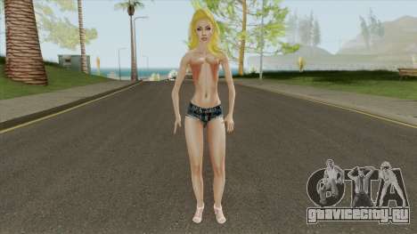 Keisha Topless для GTA San Andreas
