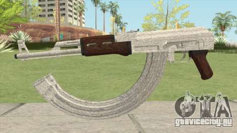 AK-47 Silver для GTA San Andreas