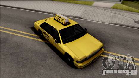Сhevrolet Caprice 1992 Yellow Cab Taxi Sa Style для GTA San Andreas
