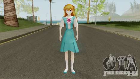 Asuka Langley (Uniform) для GTA San Andreas