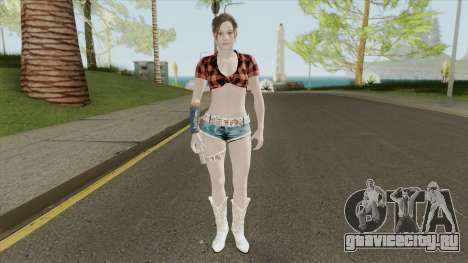 Claire Redfield Cowgirl (RE2 Remake) для GTA San Andreas