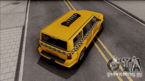 Saints Row IV Steer Taxi для GTA San Andreas