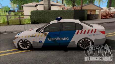 BMW M5 E60 Magyar Rendorseg для GTA San Andreas