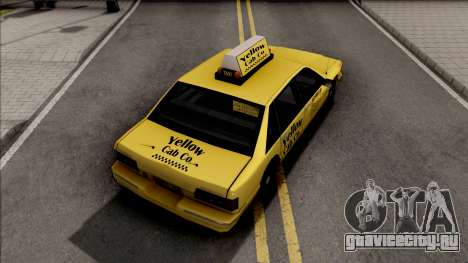 Сhevrolet Caprice 1992 Yellow Cab Taxi Sa Style для GTA San Andreas