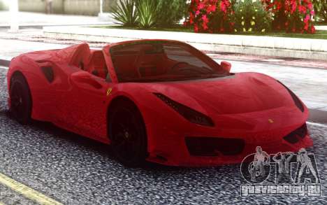 Ferrari 488 Pista Spider 2019 для GTA San Andreas