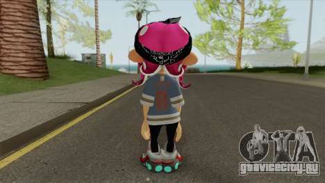 Octoling Girl Pink (Splatoon) для GTA San Andreas