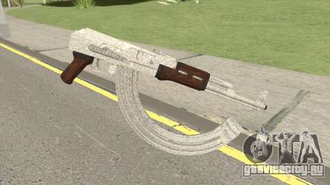 AK-47 Silver для GTA San Andreas