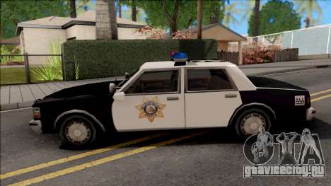 Chevrolet Caprice 1986 Police LVPD SA Style для GTA San Andreas
