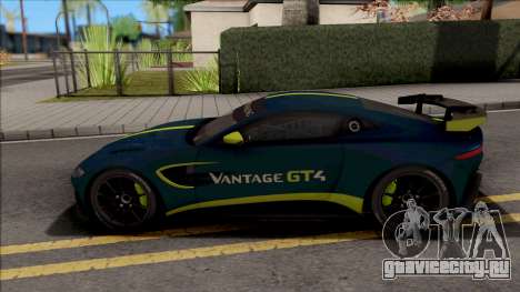 Aston Martin Vantage 59 GT4 2019 для GTA San Andreas