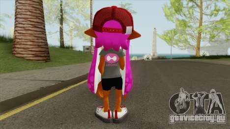 Inkling Girl Pink V1 (Splatoon) для GTA San Andreas