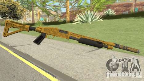 Shrewsbury Pump Shotgun (Luxury Finish) GTA V V5 для GTA San Andreas