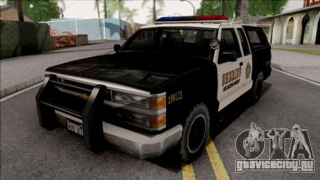 Chevrolet Silverado Police SA Style для GTA San Andreas