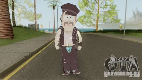 South Park Paper Man Skin для GTA San Andreas