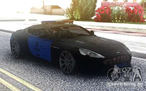 Aston Martin DB9 2013 LAPD для GTA San Andreas