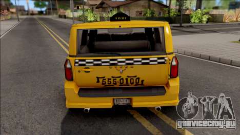 Saints Row IV Steer Taxi IVF для GTA San Andreas