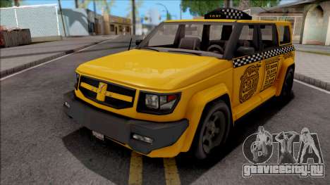 Saints Row IV Steer Taxi для GTA San Andreas