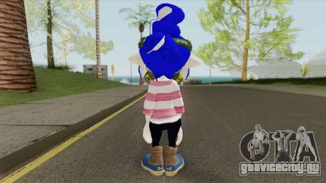 Inkling Girl Blue (Splatoon) для GTA San Andreas